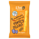 Ella's Kitchen organic sweetcorn and carrot melty sticks for babies 7+ months, 16g - British product