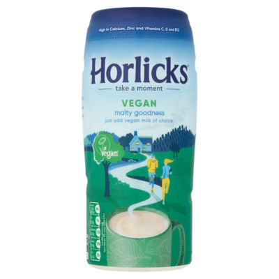 Horlicks vegan malted drink 400g - British product