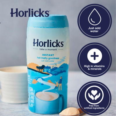 Horlicks instant hot malt drink powder 400g jar, UK version