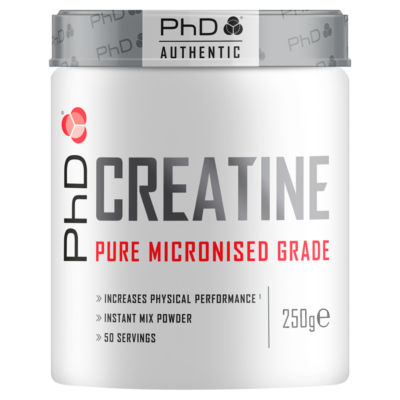 PhD Creatine Powder Original 250g, imported from the UK