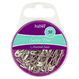 Haber assorted safety pins 50-pack, UK version