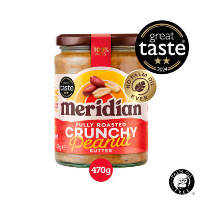 Meridian crunchy peanut butter 470g - British product