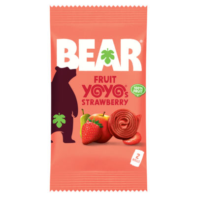 BEAR Fruit Yoyo strawberry fruit roll 20g (British brand)