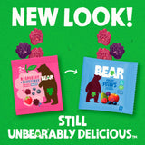 BEAR Little Paws raspberry and blueberry fruit snacks 5x20g - British product