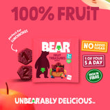 Bear Fruit Treasures Berry kids fruit snacks 5x20g - British product