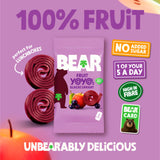 BEAR Frucht Yoyos Schwarze Johannisbeere 4x20g, UK-Version