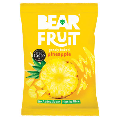 ASDA BEAR Tørket Ananas Frukt Snack 35g - Kjøp online hos McGrocer