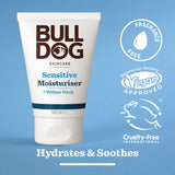 Bulldog Skincare men's sensitive moisturiser 100ml - British product