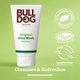 Bulldog Original Face Wash for Men 150ml, imported from the UK