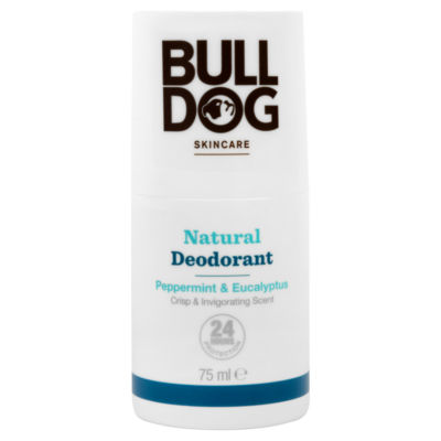 Bulldog deodorant peppermint and eucalyptus 75ml, imported from the UK