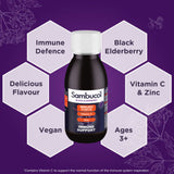 Sambucol Black Elderberry Immuno Forte Liquid 120ml (British brand)