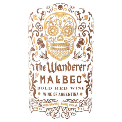 The Wanderer Malbec red wine 75cl (British brand)