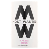 Most Wanted Malbec Rosé 75cl wine, imported from the UK
