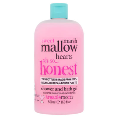 Treaclemoon Sweet Marsh Mallow Hearts shower and bath gel 500ml (British brand)