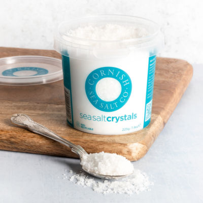 Cornish sea salt crystals 225g - British product
