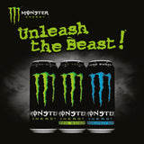 Monster energy drink 500ml, imported from the UK