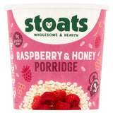 Stoats raspberry and honey porridge pot 60g (British brand)