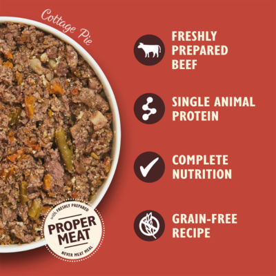 Lily's Kitchen Cottage Pie with Beef wet dog food 400g, UK version