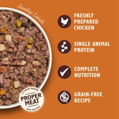 Lily's Kitchen wet dog food Sunday Lunch with Chicken 150g, UK version