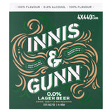ASDA Innis & Gunn 0.0% Alcohol Free Lager Beer 4 x 440ml- Buy online at McGrocer
