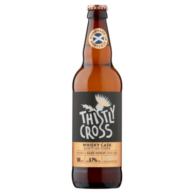 Thistly Cross whisky cask cider 500ml - British product