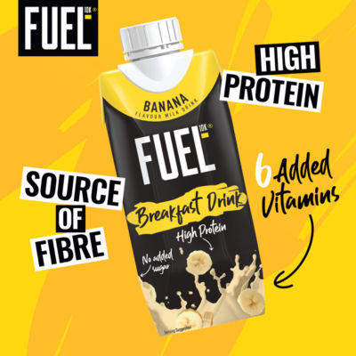 FUEL10K Banana Breakfast Drink 330ml - British product