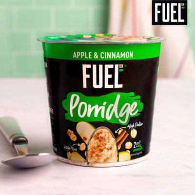 FUEL10K High Protein Apple & Cinnamon Porridge Pot