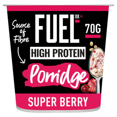 FUEL10K Super Berry Porridge Pot 70g - British product