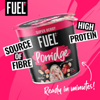 FUEL10K Super Berry Porridge Pot 70g - British product