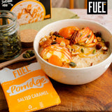 FUEL10K Salted Caramel Protein Porridge Sachets 10x36g - British product