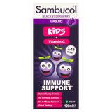 ASDA Sambucol Black Elderberry Liquid for Kids with Vitamin C Immune Support Supplement 120ml- Buy online at McGrocer