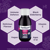 Sambucol Black Elderberry Liquid for Kids with Vitamin C 120ml (British brand)