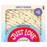 ASDA Just Love Confetti Traybake Vanilla Frosted Sponge Cake- Buy online at McGrocer