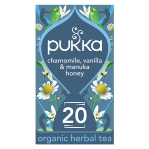 Pukka Chamomile, Vanilla & Manuka Honey 20 Organic Herbal Tea Bags