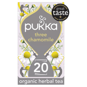 Pukka Three Chamomile 20 Organic Herbal Tea Bags