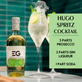 Edinburgh Gin Elderflower Liqueur 50cl, imported from the UK
