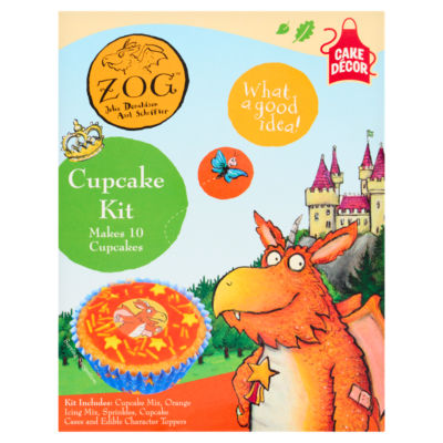 Cake Decor Zog cupcake kit 180g - British product