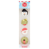 Create a Cake Christmas sugar decorations 12 pieces (British brand)