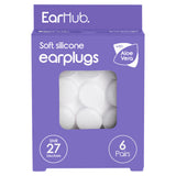 EarHub Sleepwell Soft Silicone Earplugs 6 pairs - British product