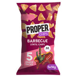 ASDA Properchips Barbecue Lentil Chips Snack 5 x 14g (70g)- Buy online at McGrocer