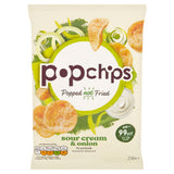 popchips sour cream & onion crisps 23g - British product
