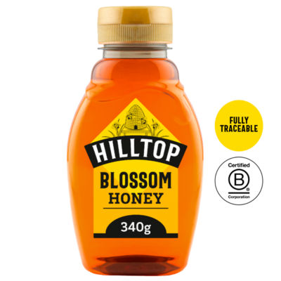 Hilltop blossom honey 340g, UK version