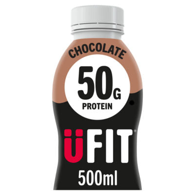 UFIT chocolate high-protein milkshake 500ml (British brand)