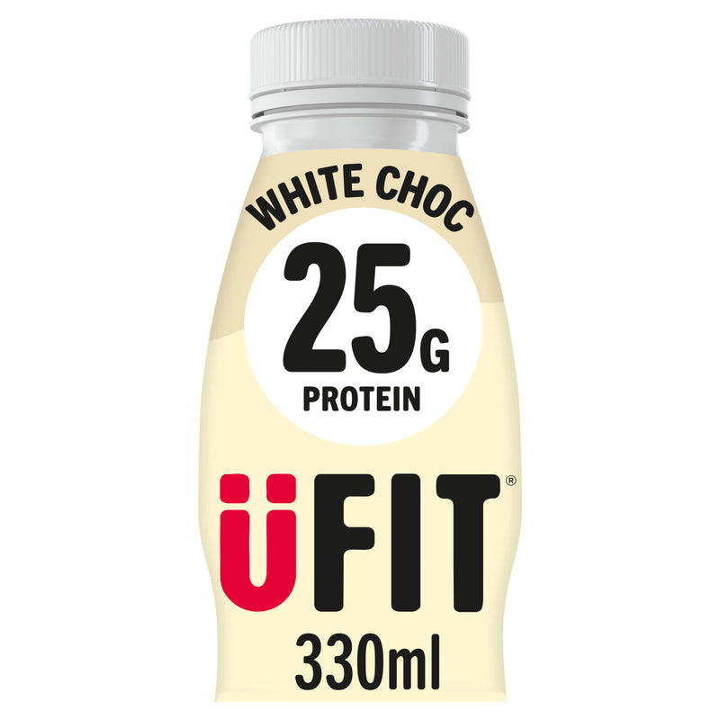 UFIT white choc protein milkshake 330ml (British brand)