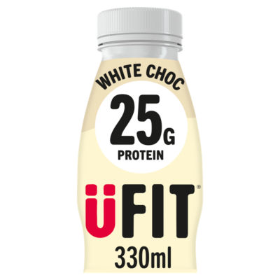 UFIT white choc protein milkshake 330ml (British brand)