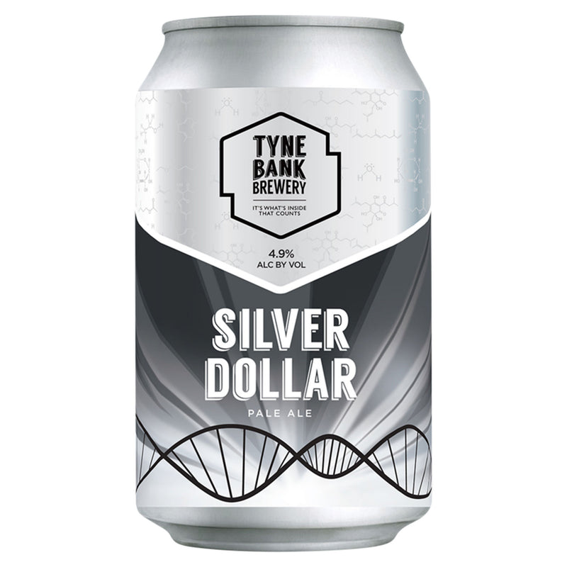 Tyne Bank Brewery Silver Dollar Pale Ale can, UK version