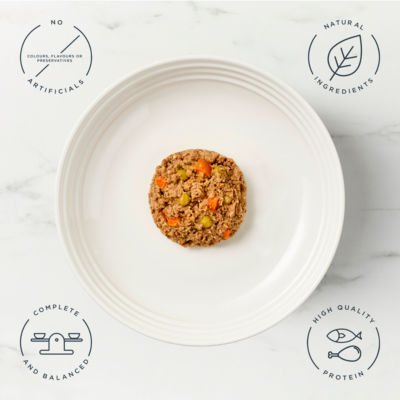 Encore wet dog food Pâté Selection 5 x 150g - British product