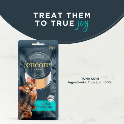 Encore tuna loin cat treat 30g - British product