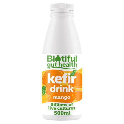 Biotiful Kefir milk drink Mango variant 500ml - British product