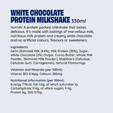 Shaken Udder white choc protein milkshake 330ml, UK version
